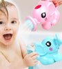 Baby Bath Toys Lovely Plastic Elephant Shape Water Spray For Baby Shower Swimming Toys Kids Gift Storage Mesh Bag Baby Kids Toy