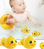 Bath Shower Baby Clockwork Swimming Children Play Water Cute Little Yellow Duck