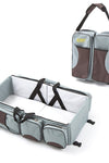 Baby Folding Bed Mommy Bag Portable One-shoulder Mom Bag Multifunctional Large Capacity Portable Outing