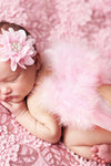 Baby Angel Wings Set Children's Photo Props Chiffon Flower Rhinestone Headband Feather Set