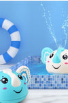 Rotating Elephant Spray Ball, Baby Playing In The Water Shower, Induction Luminous Baby Bath Toy