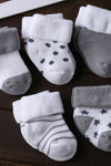 5 pairs Baby Socks Floor Non-slip Cotton Cartoon Doll socks with bells Baby Girls Boys Soft Cute Accessories