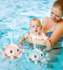 Children's Automatic Water Spray Bath Toys Bath Fun Toys With Flashing Water Spray Toy Baby Swimming Shower With Toys New