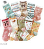 10pcs Cotton sweat-absorbent girls socks