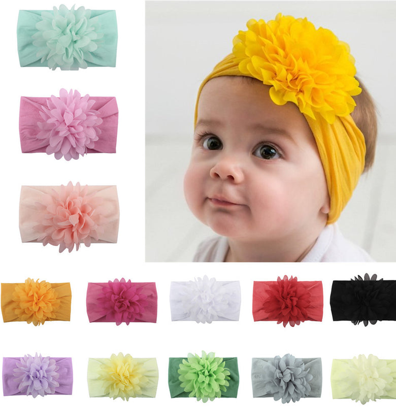 Creative Chiffon Flower Headband Baby Hair Accessories Cute Princess Headband