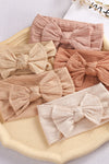 Baby Hair Accessories Elastic Head Bandwidth Edge Nylon Bow Headband For Children