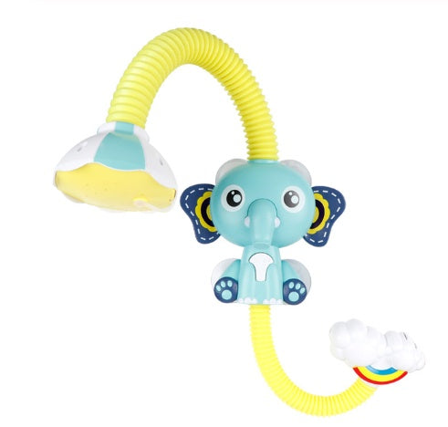 Elephant shower baby bath toy set