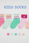 Polka Dot Cartoon Cute Girls In Tube Cotton Socks