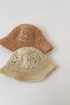 Children's Straw Hat Summer Sun Protection Large Eaves Shade